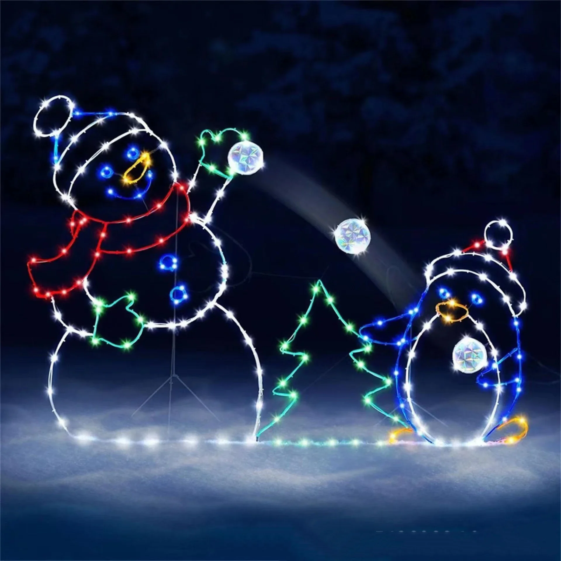 Animated Snowball Light LED Gl - Outdoor Lighting Effects recension och pris