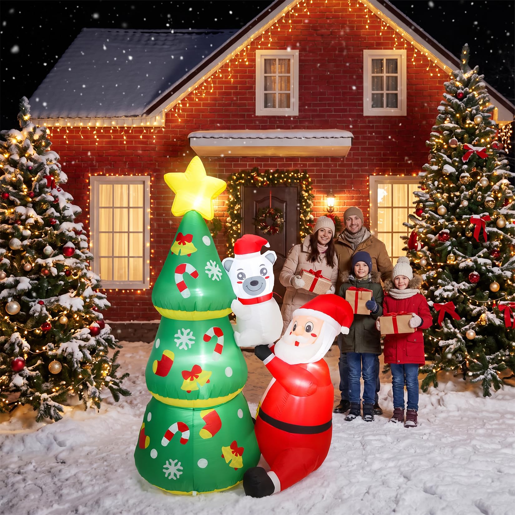 6ft LED Light-Up Inflatable Ch - Outdoor Lighting Effects recension och pris
