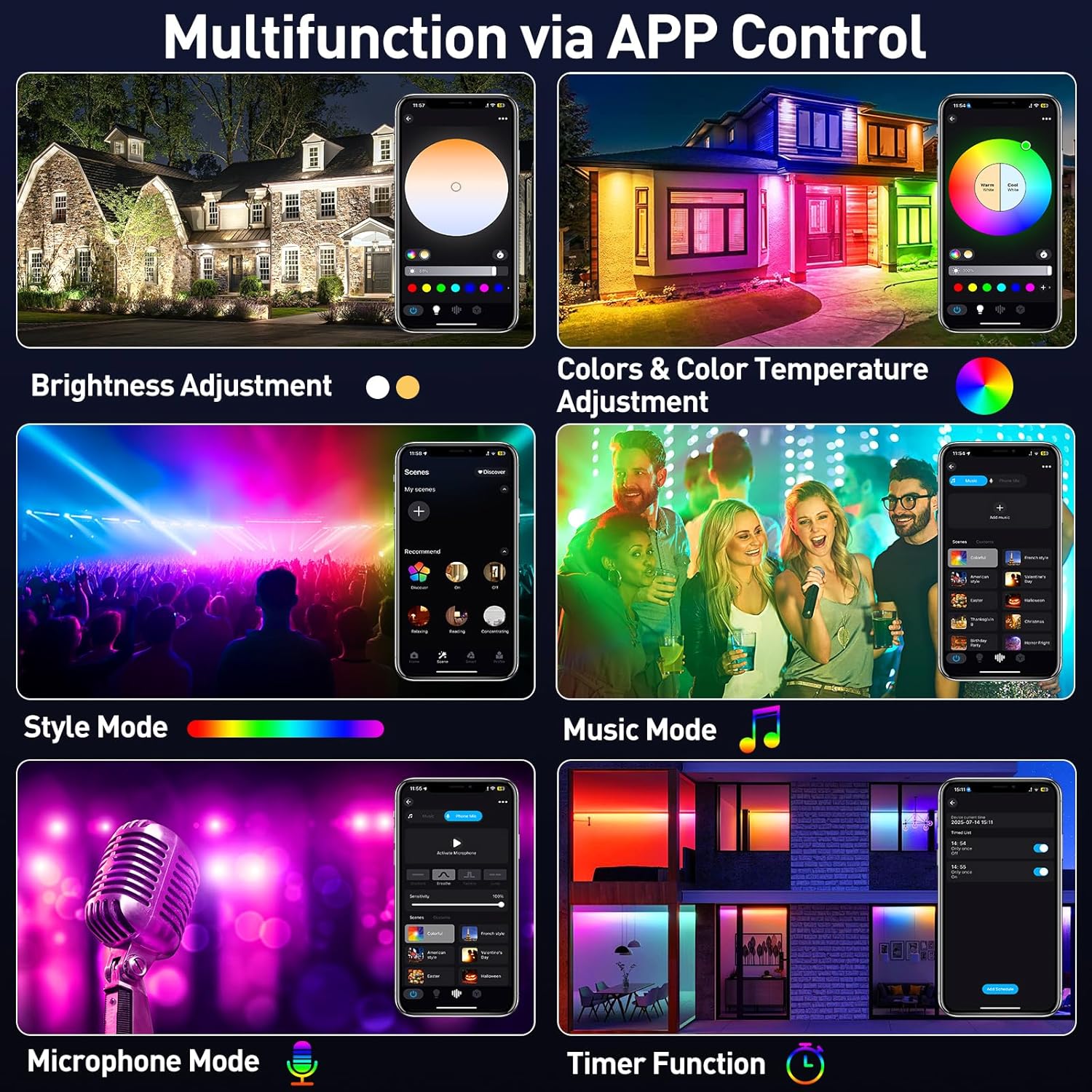 50/72W RGB LED Floodlight Bar  - Outdoor Lighting Uk recension och pris