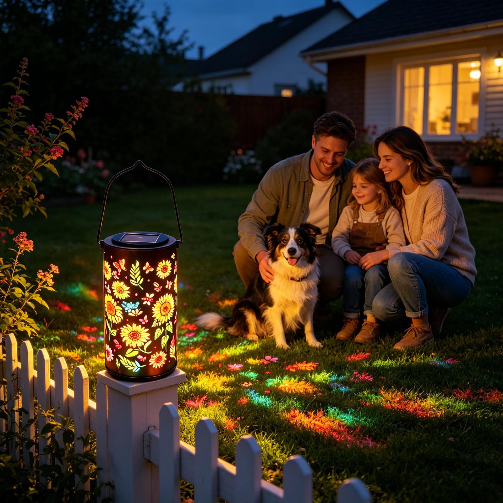 Sunflower Solar Lantern Weathe - Outdoor Lighting Pathway recension och pris