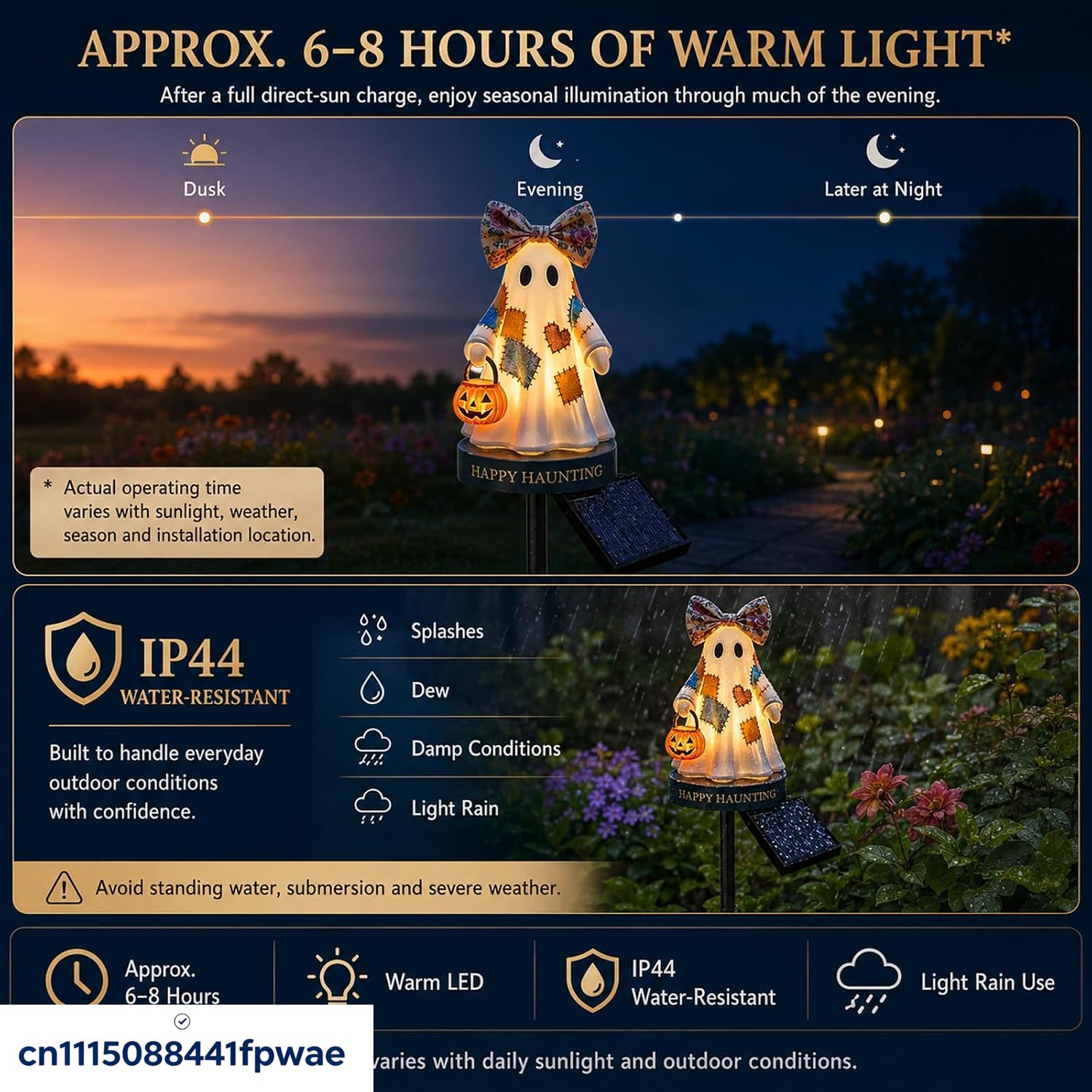 Solar Halloween Decorations Ou - Outdoor Lighting Pathway recension och pris