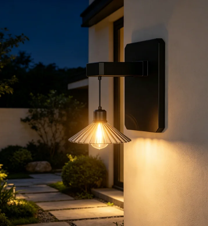 Solar Outdoor Wall Lamp Retro  - Outdoor Lighting Waterproof recension och pris