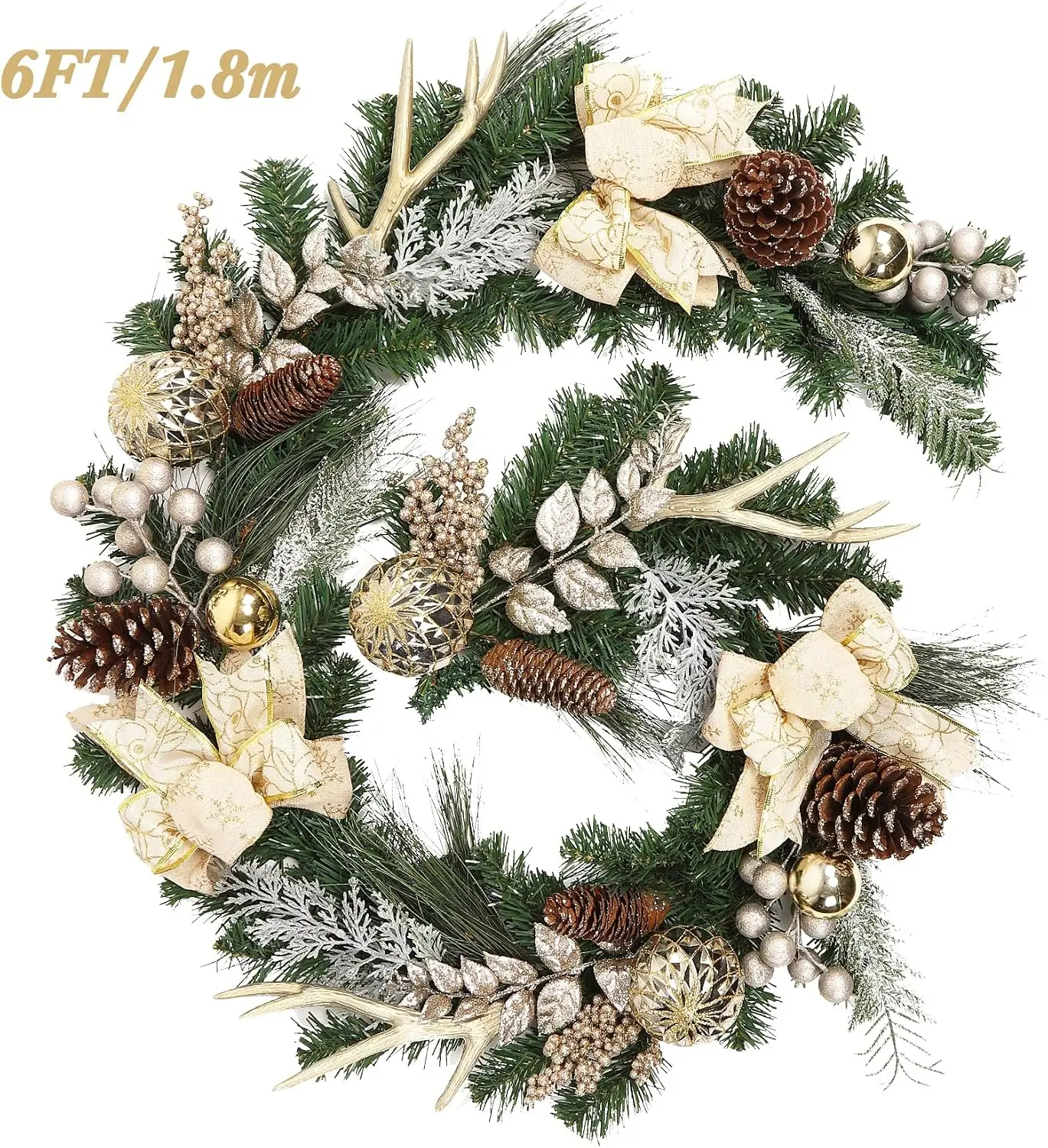 Garvee 6 ft Pre-Lit Christmas  - Outdoor Lighting Effects recension och pris