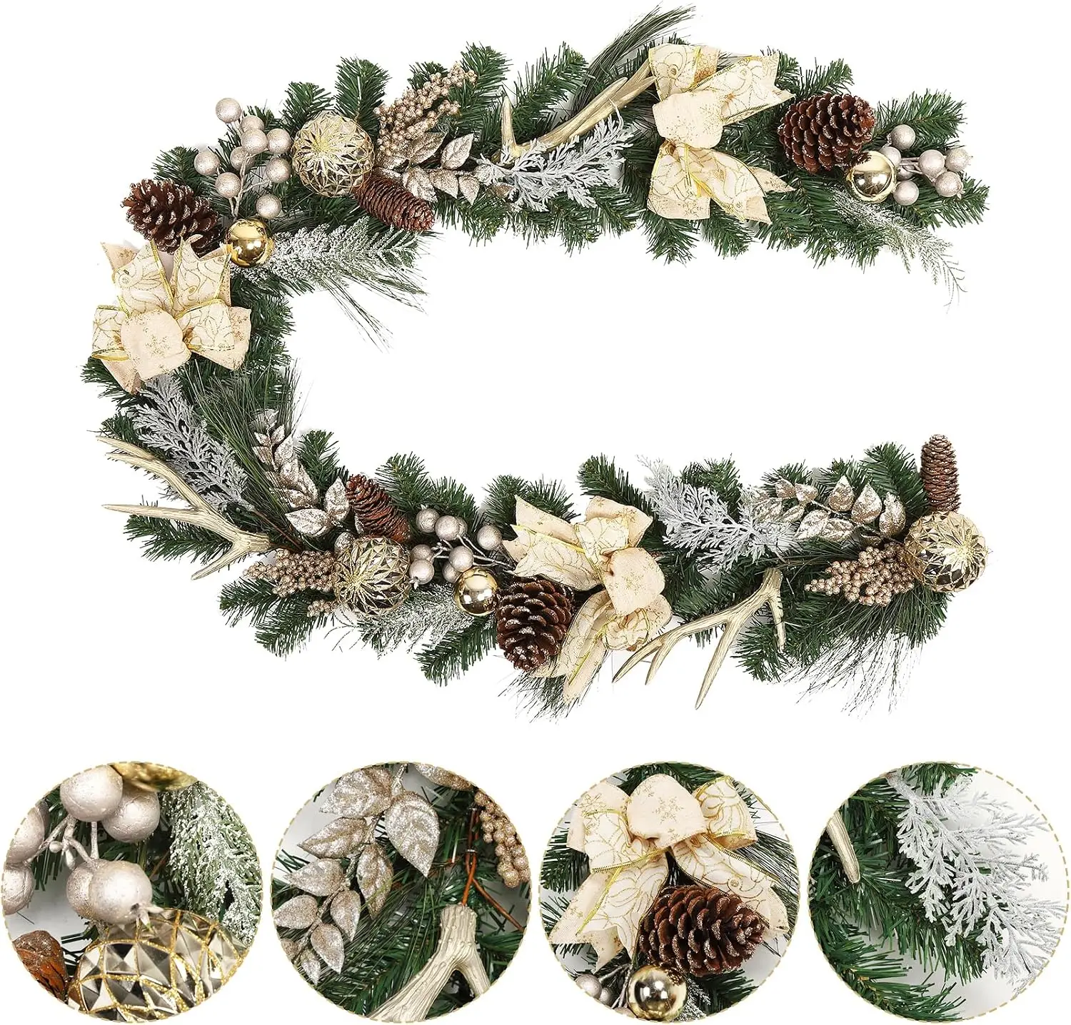 Garvee 6 ft Pre-Lit Christmas  - Outdoor Lighting Effects recension och pris