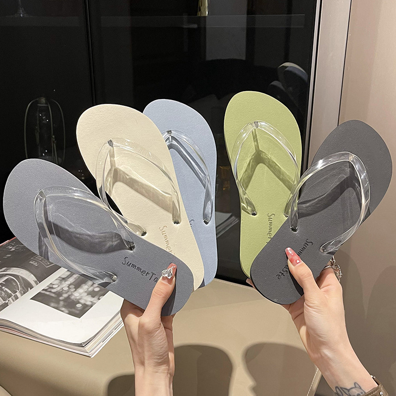 Women's Solid Color Beach Slip - Outdoor Lighting For Your House recension och pris