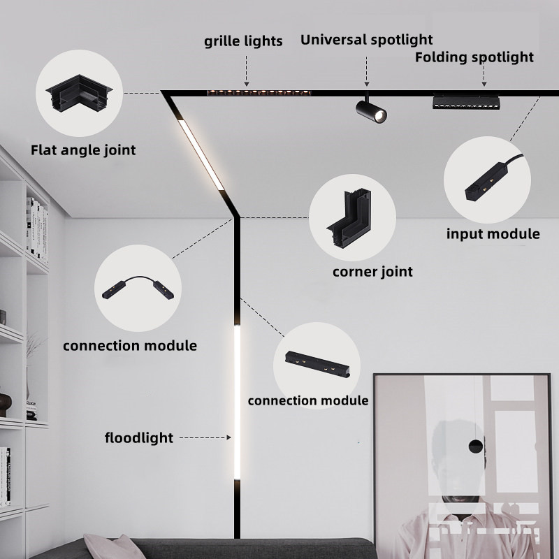 LED Magnetic Track Light Grill - Outdoor Lighting Track recension och pris