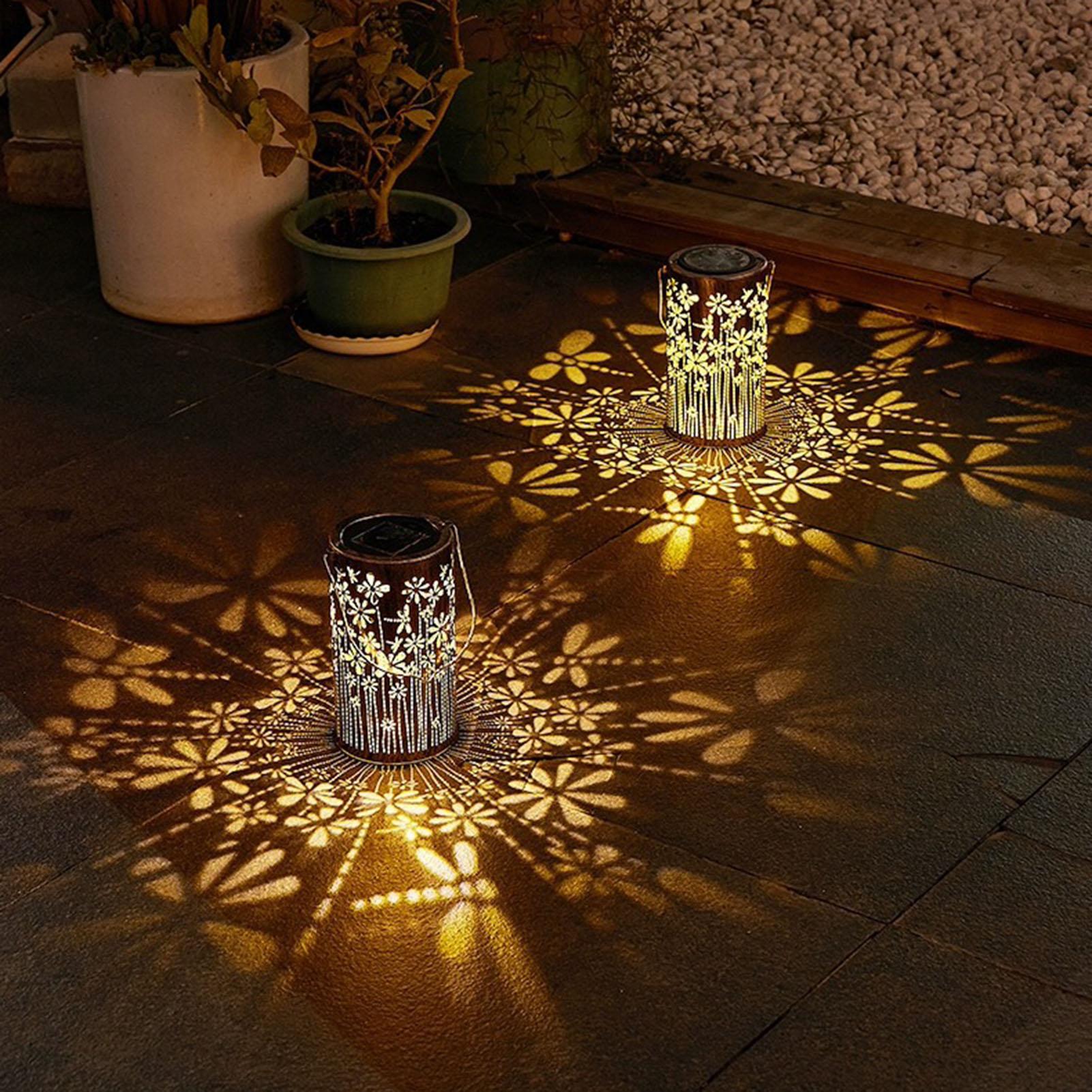 Solar Lanterns Colorful Metal  - Outdoor Lighting And Landscape recension och pris