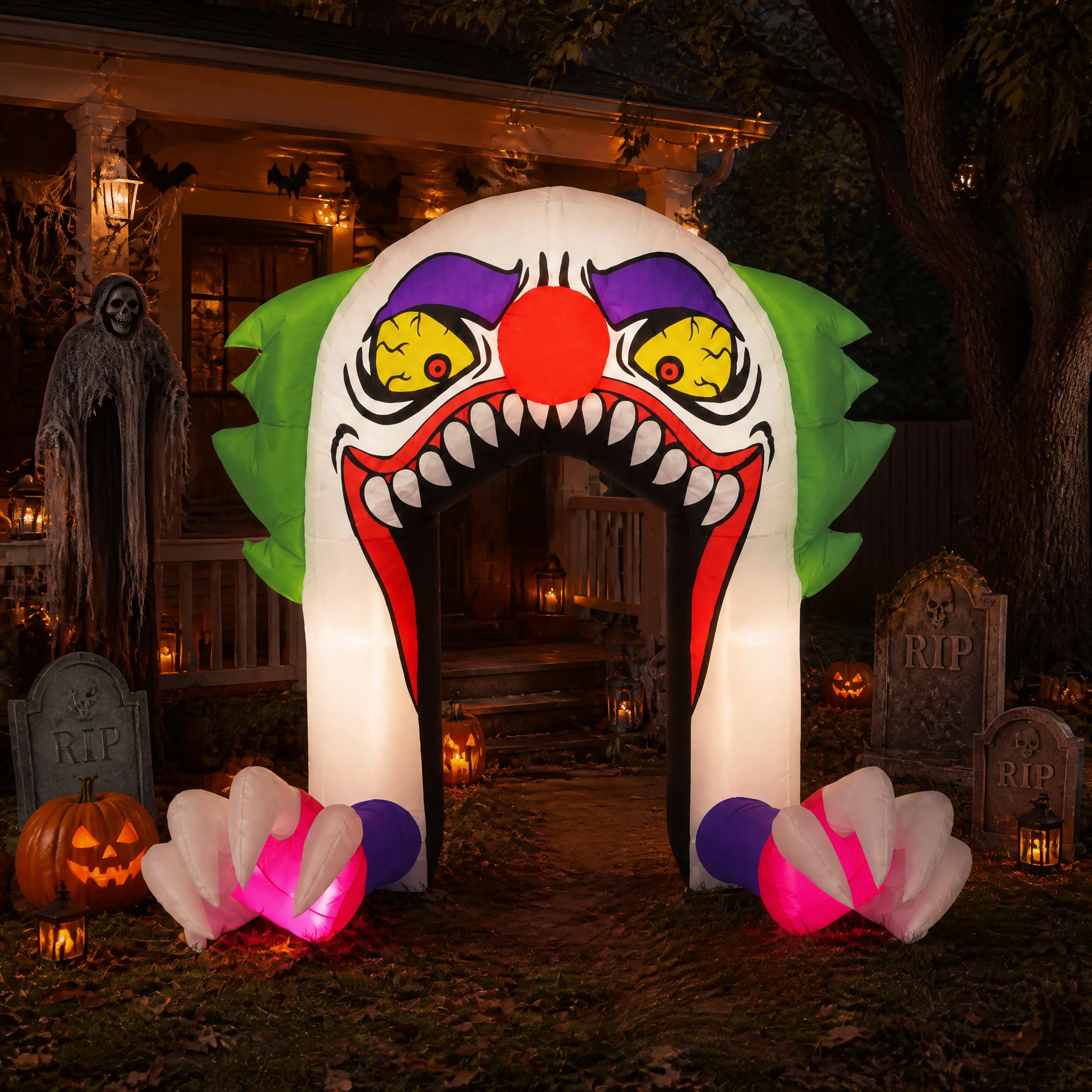6 FT Inflatable Halloween Clow - Outdoor Lighting Effects recension och pris
