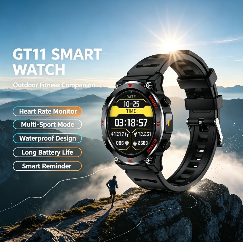 GPS Outdoor Sports Smartwatch, - Outdoor Lighting Track recension och pris